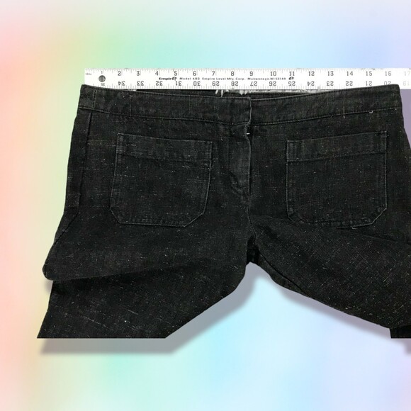 Theory bootcut Jeans 8 Nareah D. Donegal Denim Charcoal black Marl MRSP $275 - Picture 5 of 7